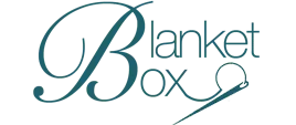 Blanket Box Logo. Recycled Blankets and Throws Made in the UK