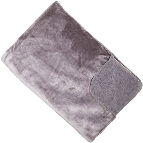 Cosy Slate Grey Reversible Throw