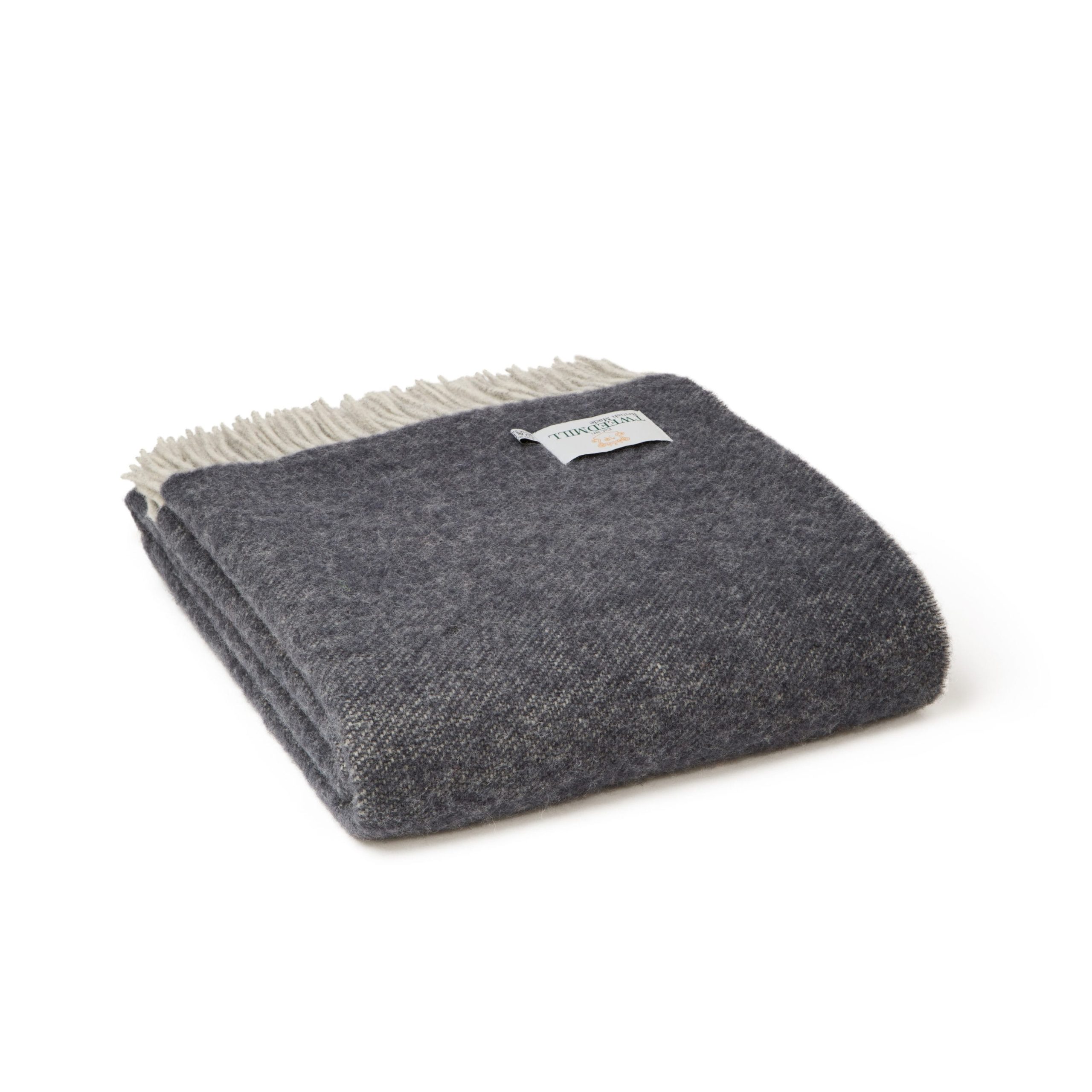 Pure New Wool Dartmoor Throw in Navy