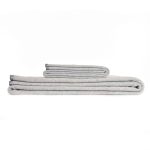 Silver Grey Fleece Throw