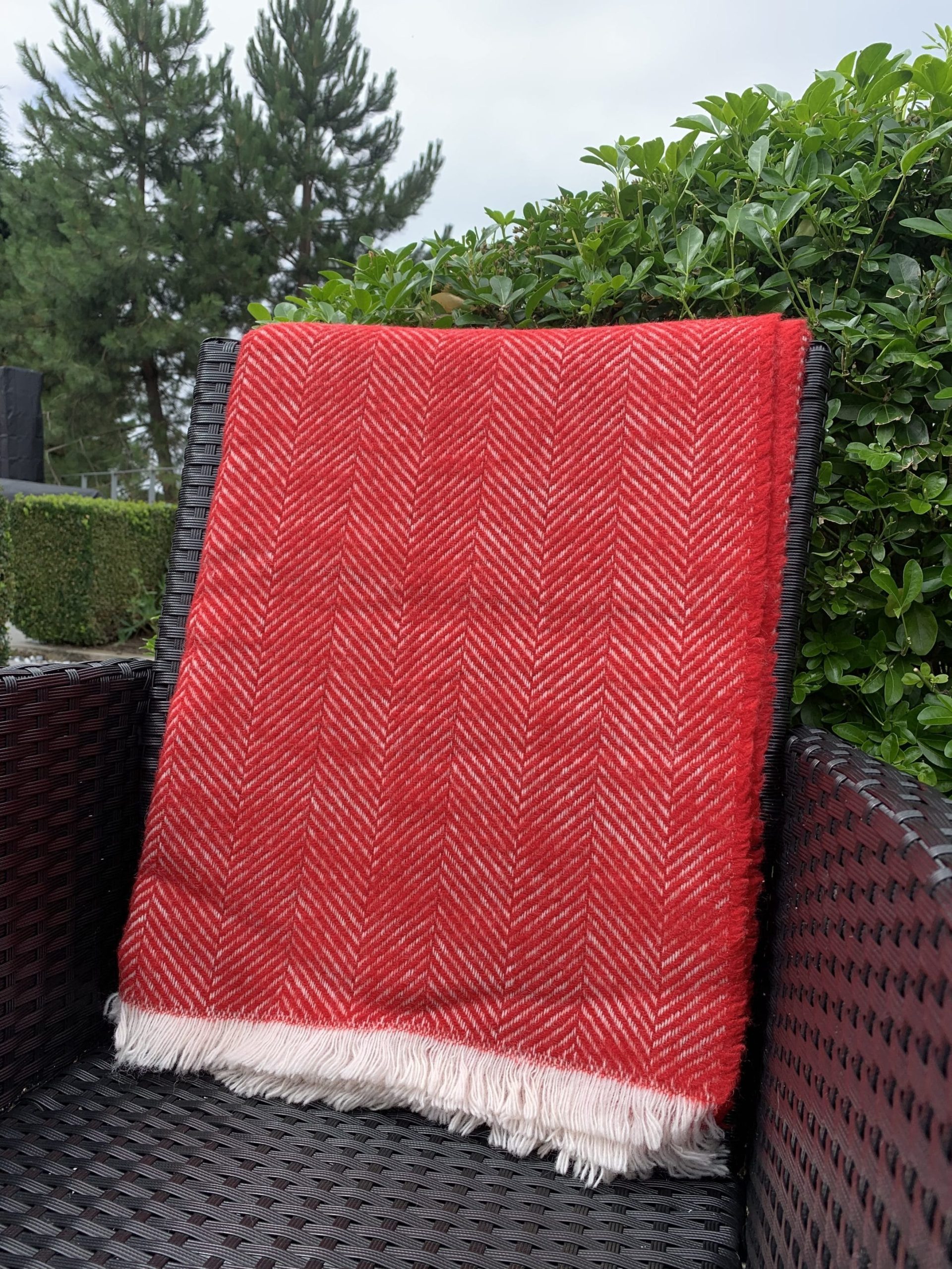 Upcycled Assorted Straight Fringe Throws