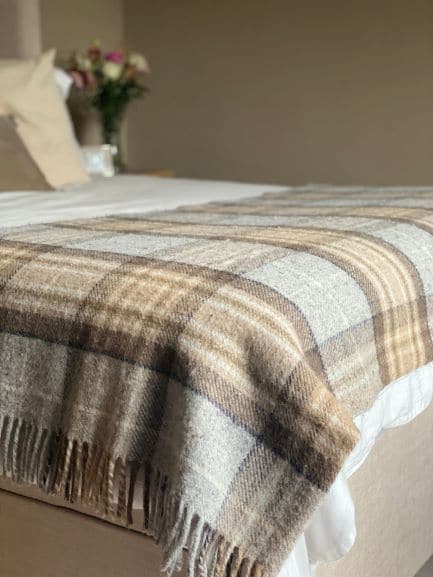 Pure New Wool Mckellar Tartan Throw