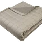 Evania King Quilt -Taupe