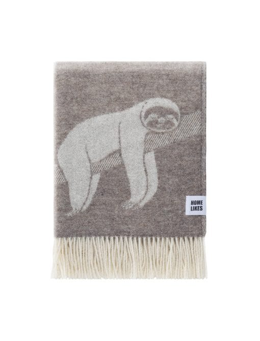 Sloth Wool Throw