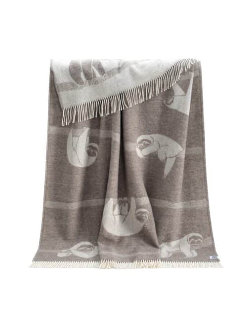 Sloth Wool Throw