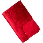 Cosy Scarlet Reversible Throw