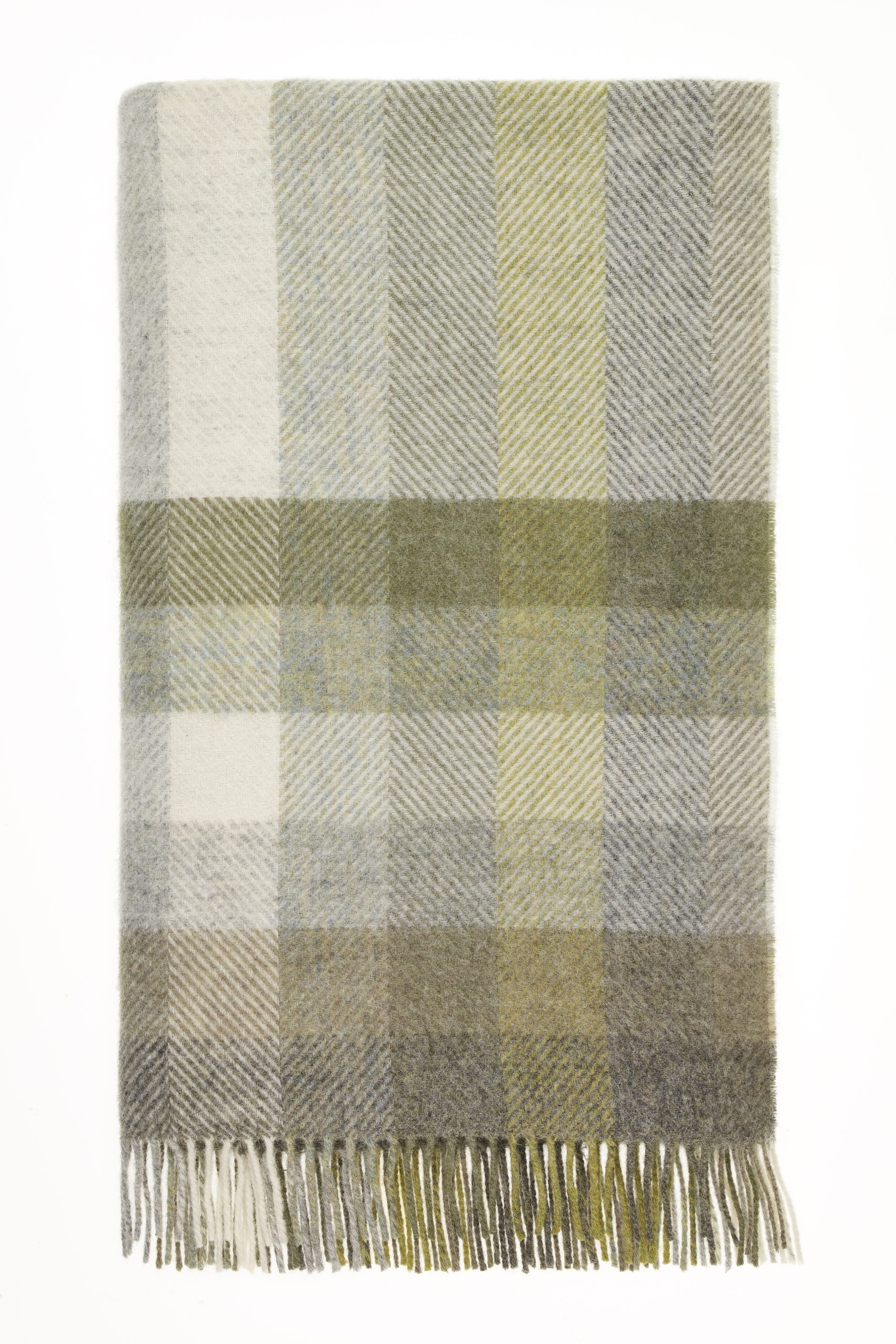 Woodale Olive Throw By Bronte