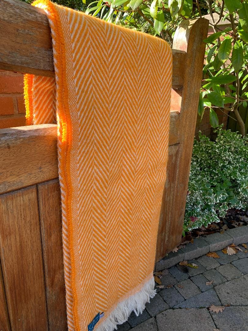 Large Recycled Chevron Wool Throws