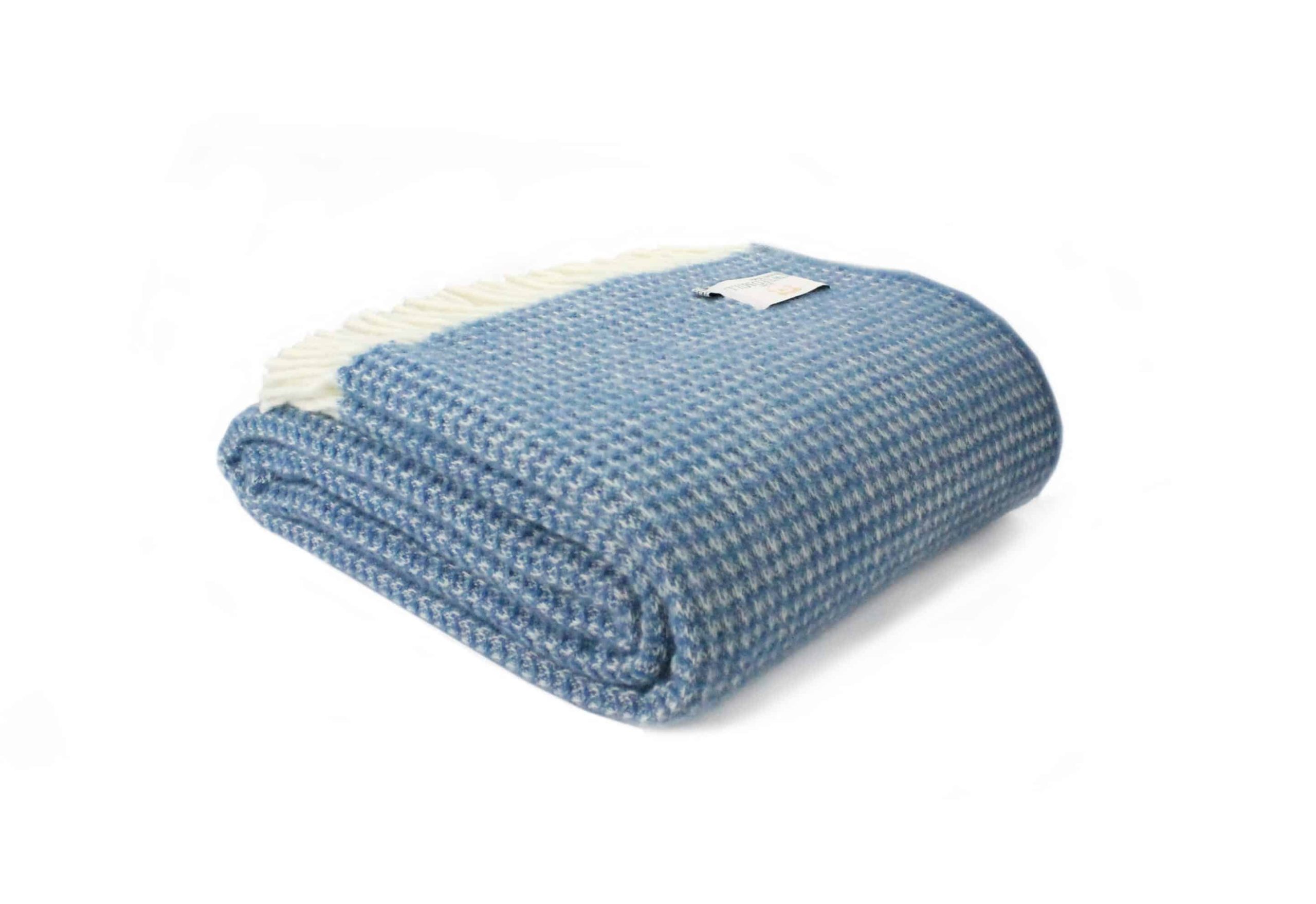 Extra Large Blue Waffle Throw