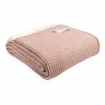 Extra Large Pink Waffle Throw