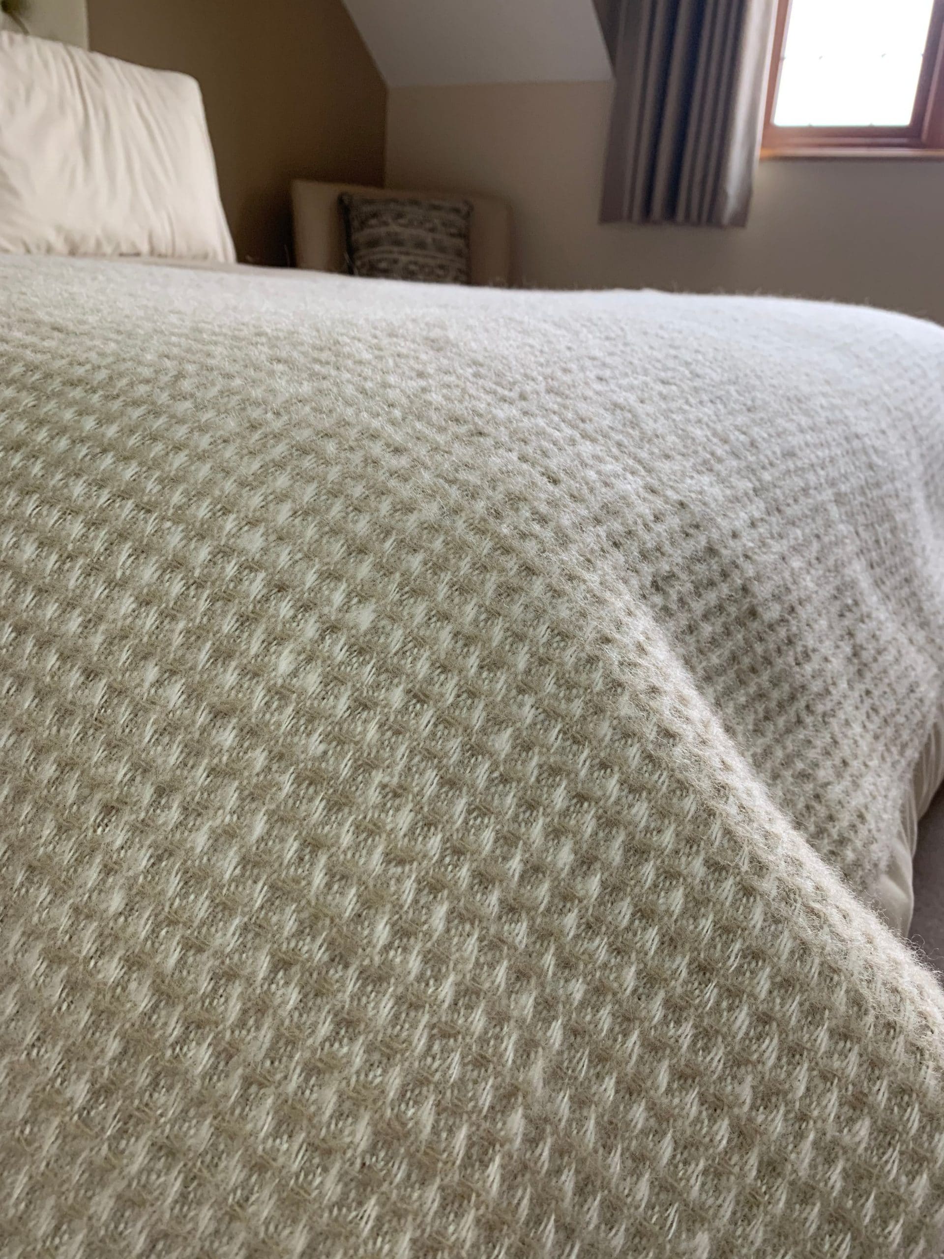 Extra Large Oatmeal Waffle Throw