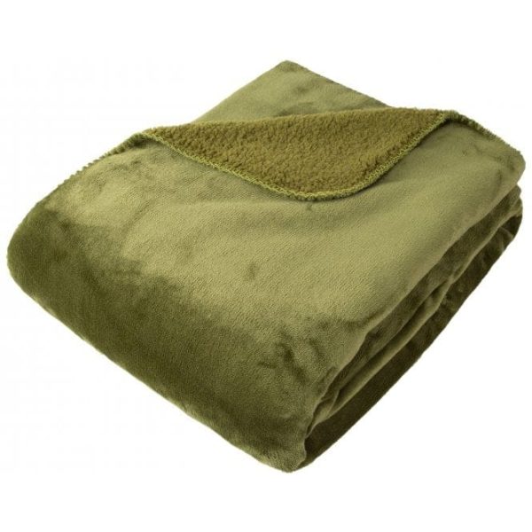 Cosy Olive Throw