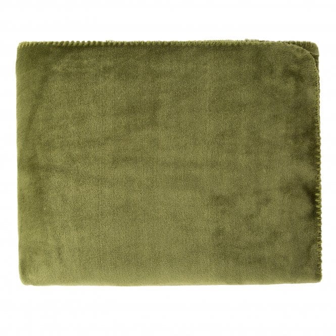 Cosy Olive Throw