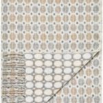 Milan Natural Lambswool Throw by Bronte