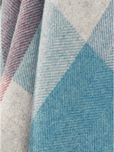 Harland Heather Pure Wool Throw
