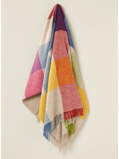 Harland Multi Pure Wool Throw
