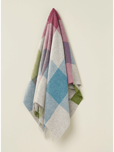 Harland Heather Pure Wool Throw