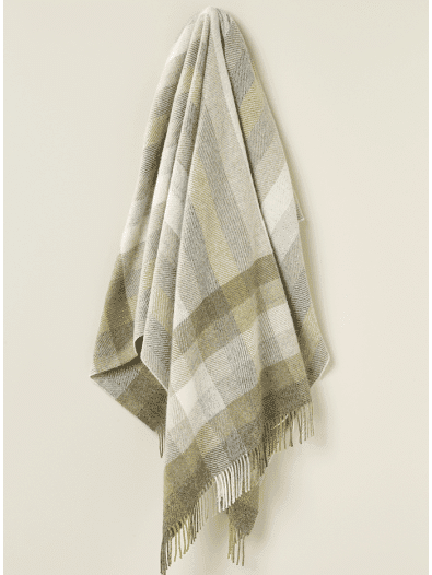 Woodale Olive Throw By Bronte