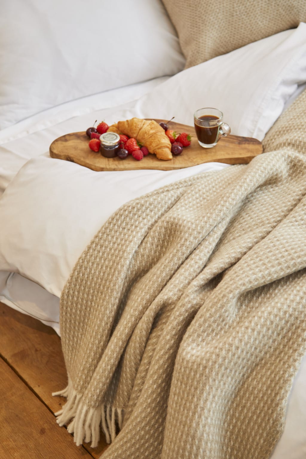 Extra Large Oatmeal Waffle Throw