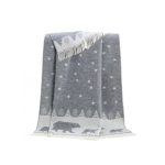 Pure New Wool Moon Themed Throw